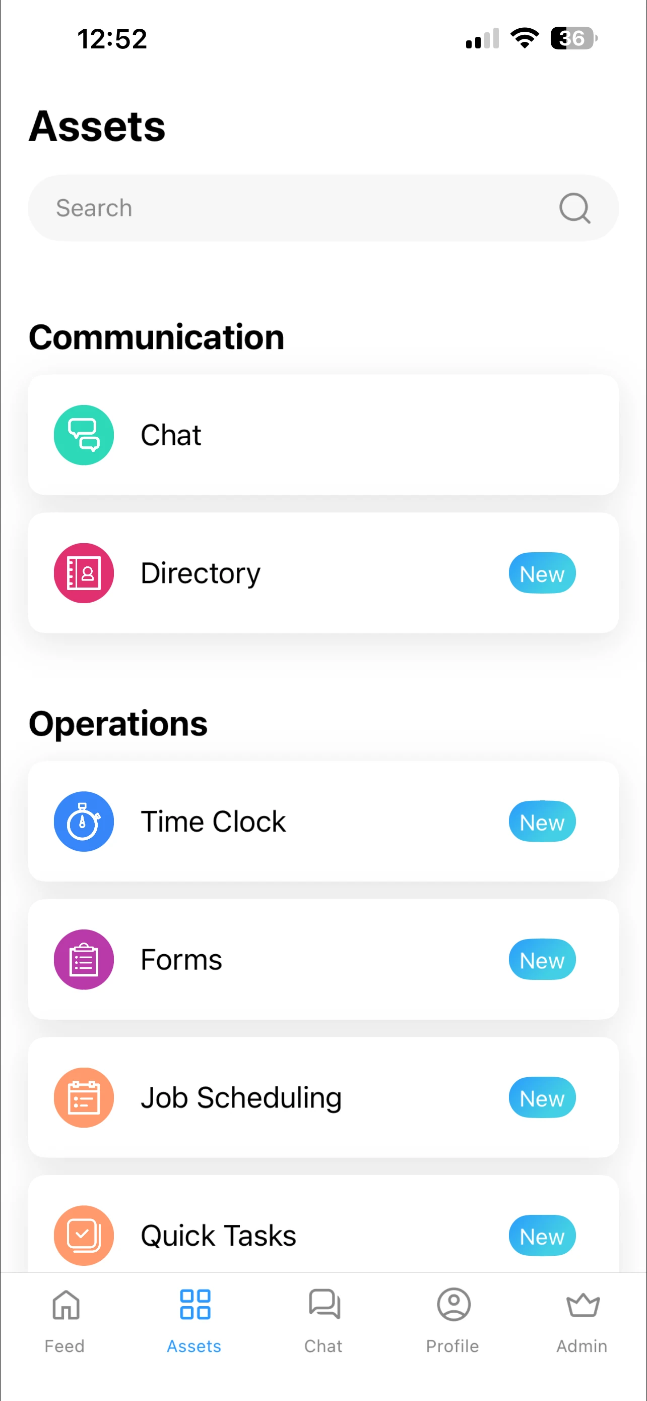 Connecteam mobile app - Profile view