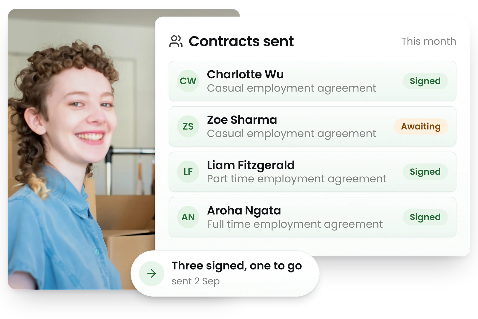 Shift confirmation creates a timestamped record of employee acceptances and rejections