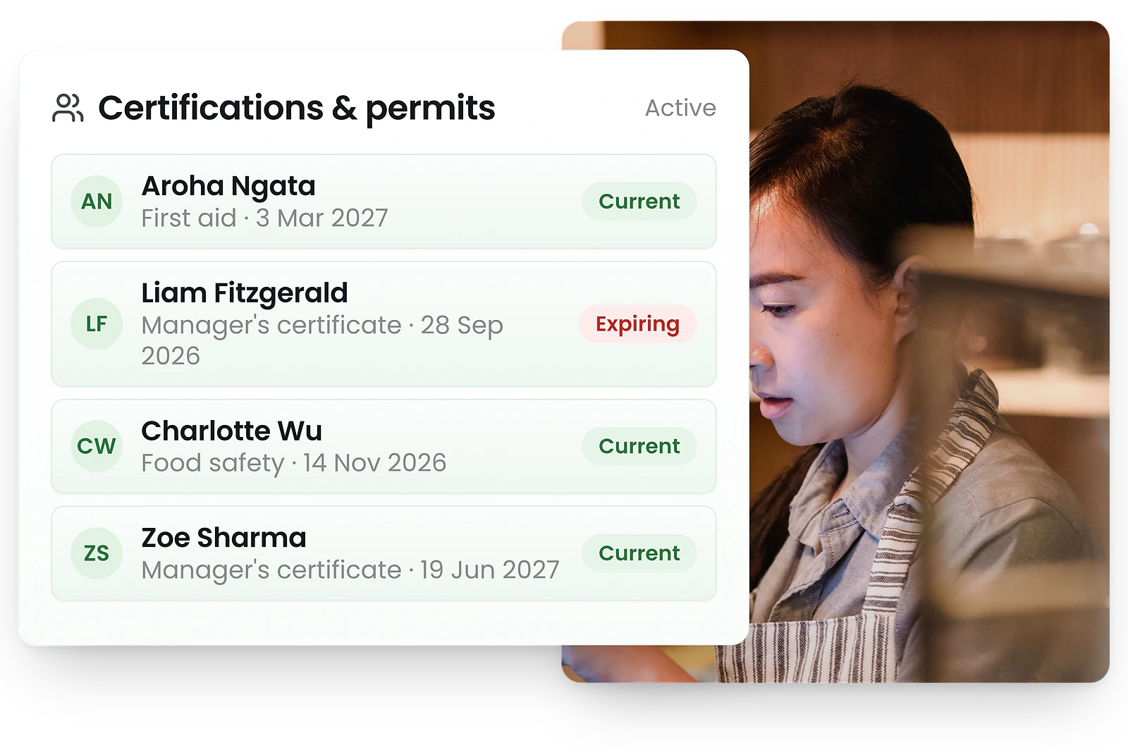 RosterElf HR Tools - Certifications, policies & procedures