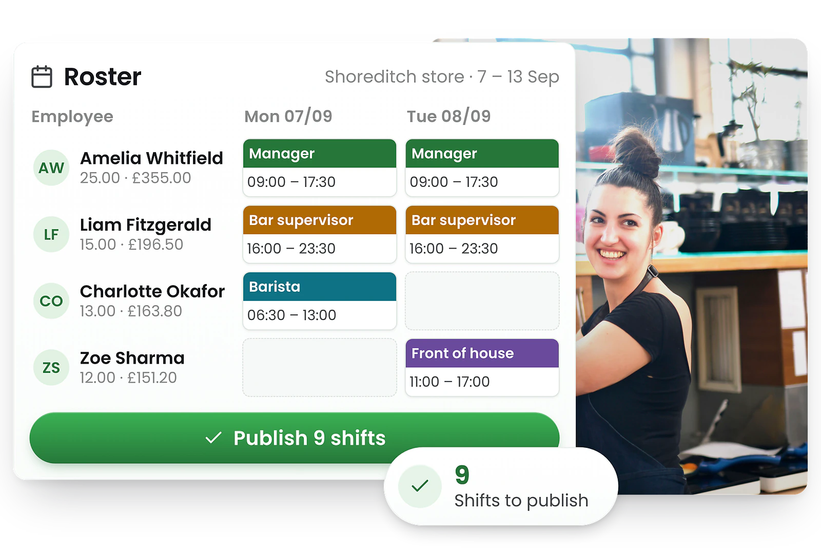 RosterElf Rota - Create smart rotas in minutes