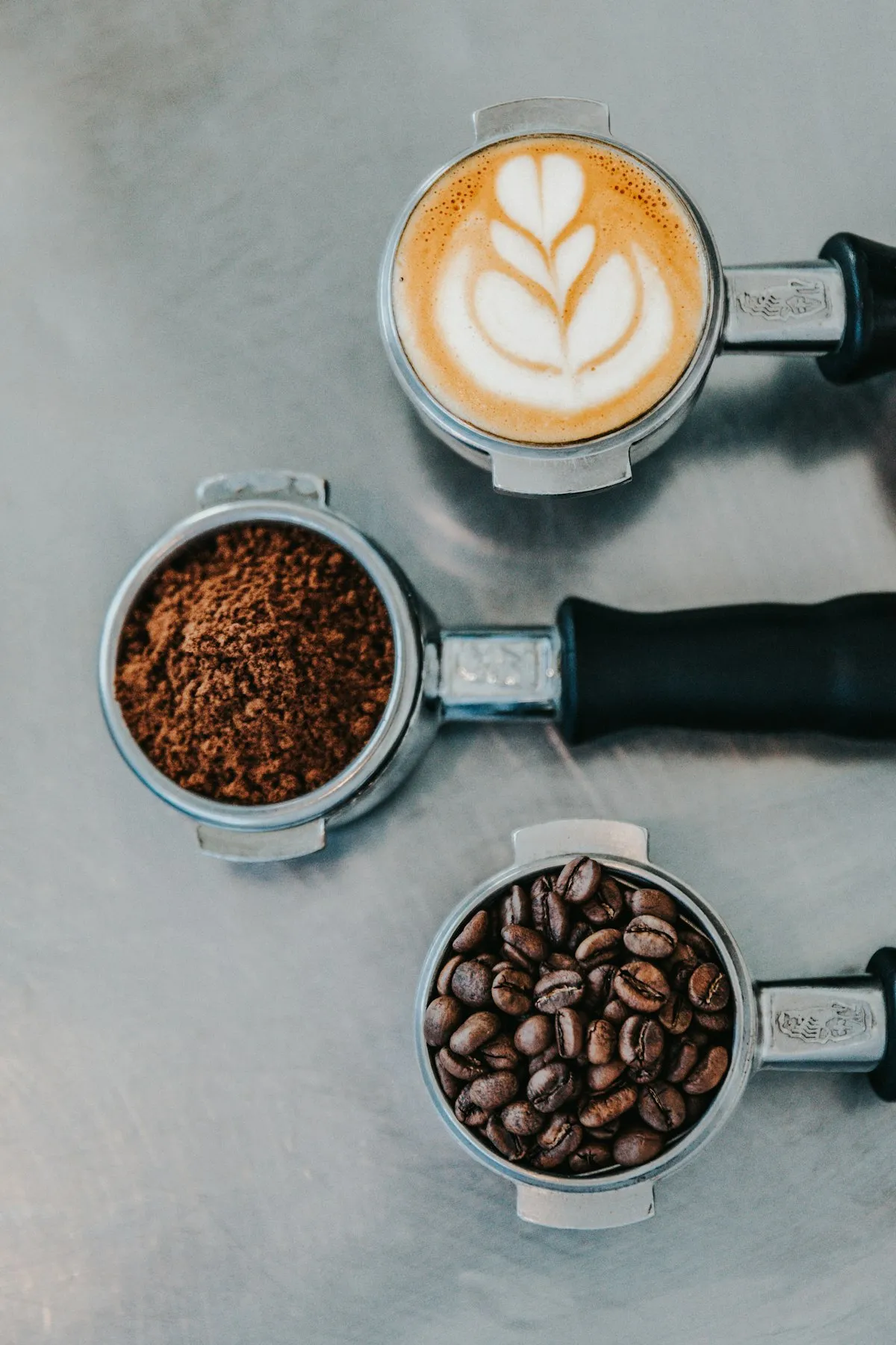 Hotel barista preparing coffee