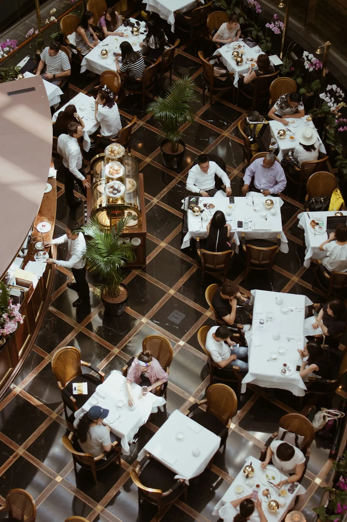 Employee taking a break