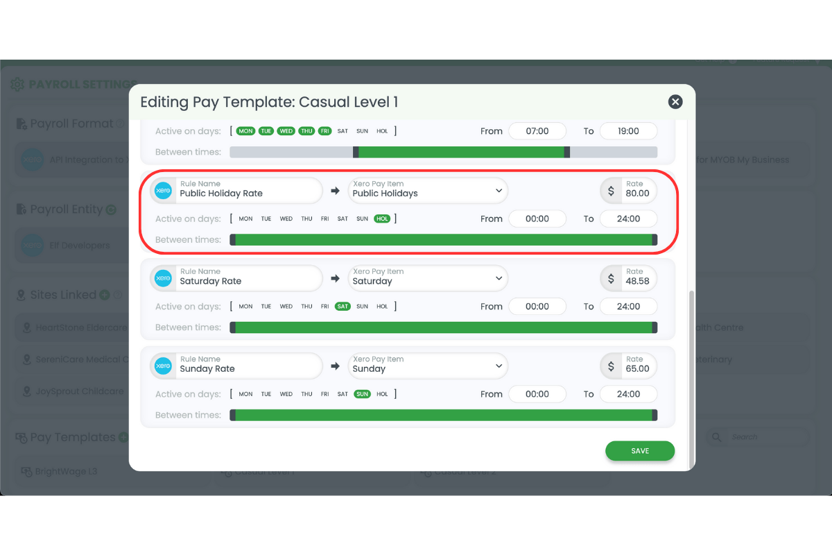 Screenshot from RosterElf showing the interface step