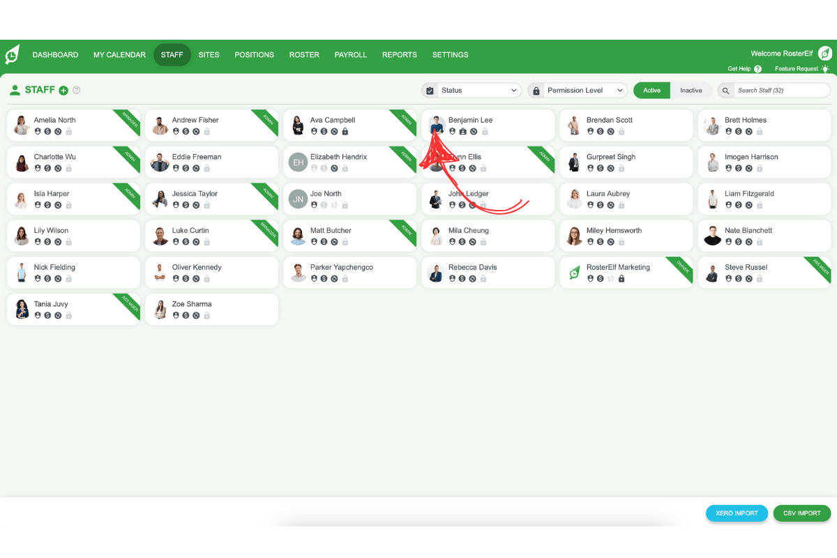 Fixed salary staff profile