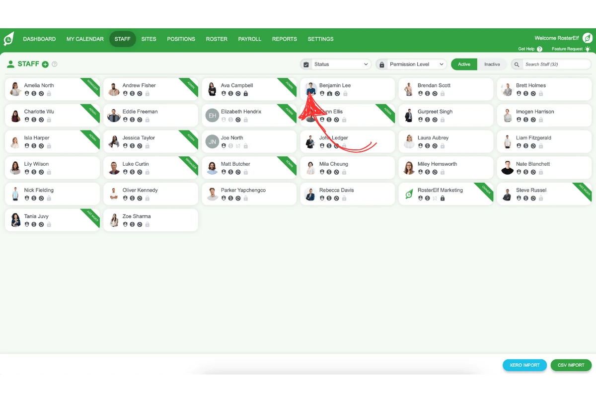 Fixed salary staff profile