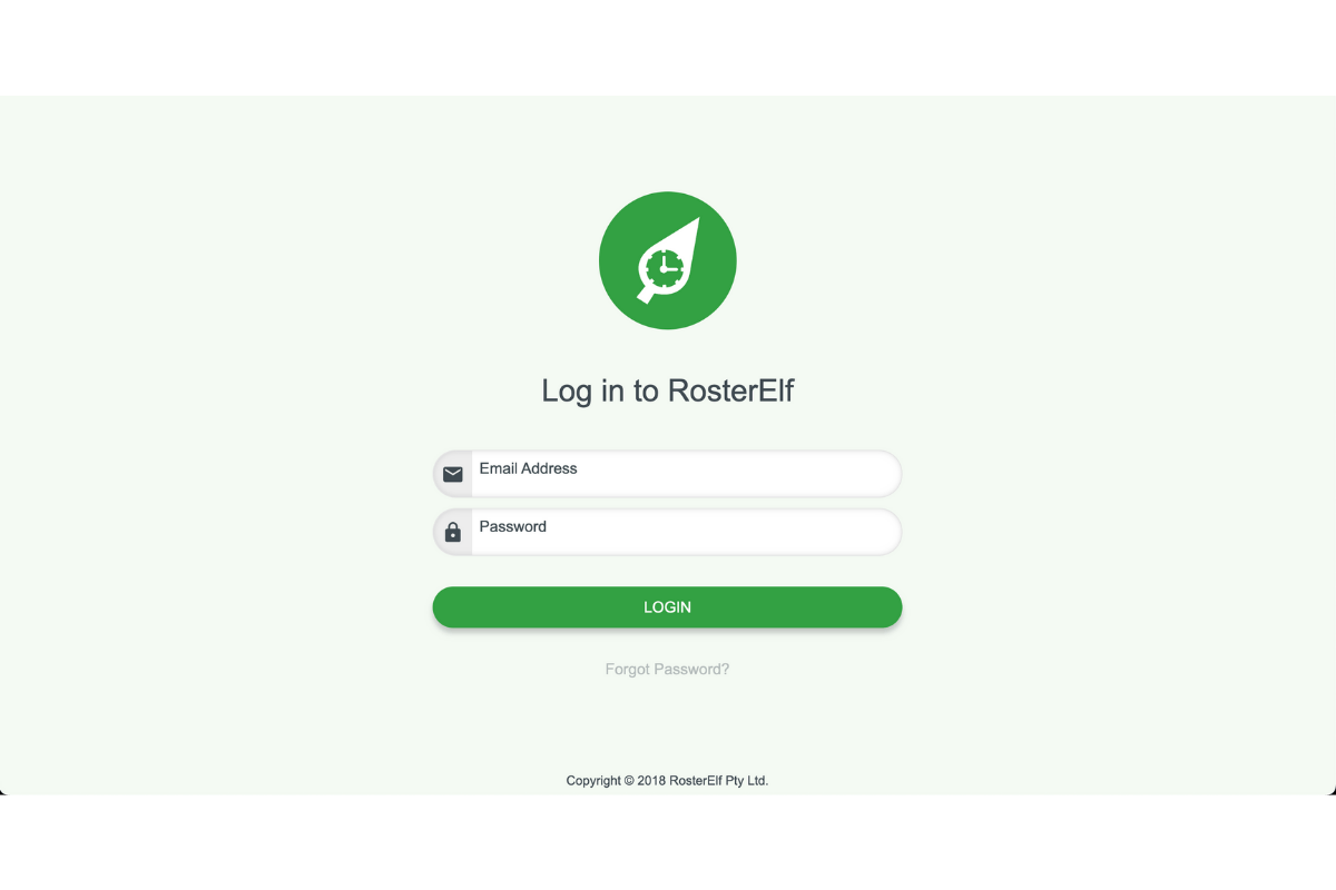 Screenshot from RosterElf showing the interface step