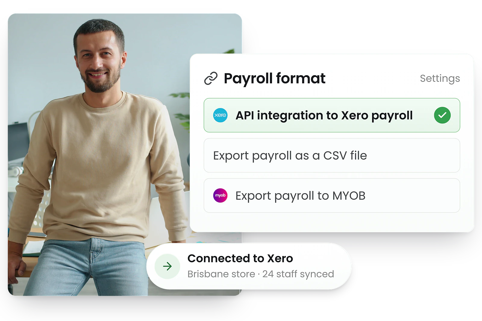 Map Xero pay items & tracking; export timesheets fast
