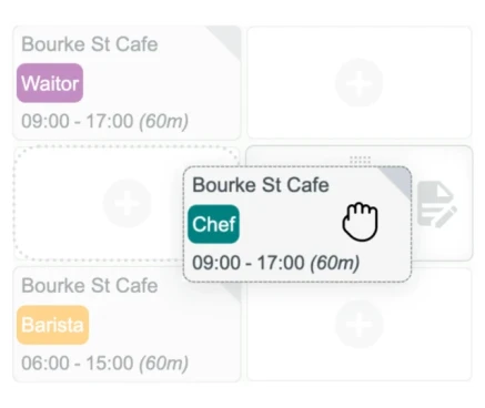 AI‑powered rostering by season & events