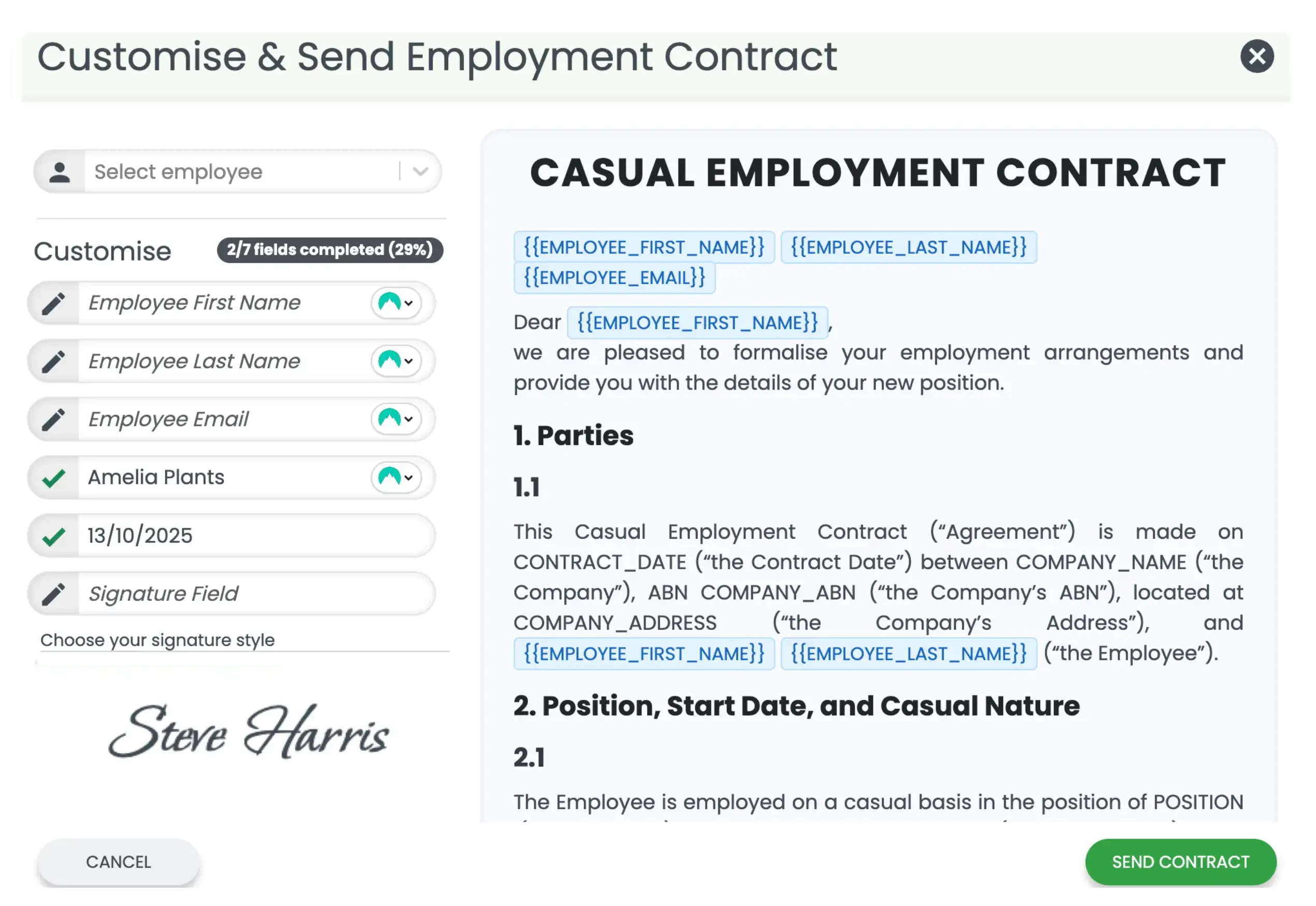 What to look for in digital employment contract software