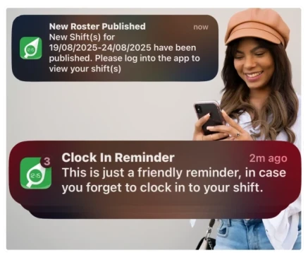 Real-time staff communication