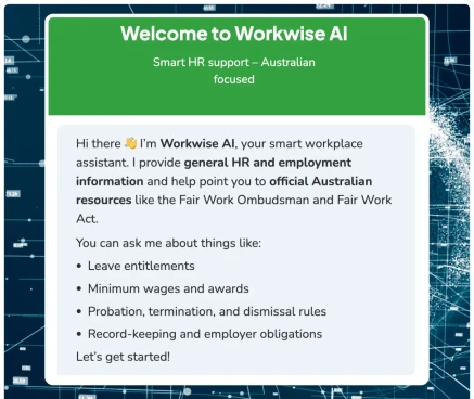 AI Fair Work bot