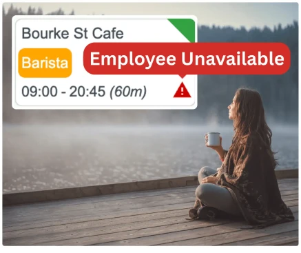 Real-time rostering & shift changes